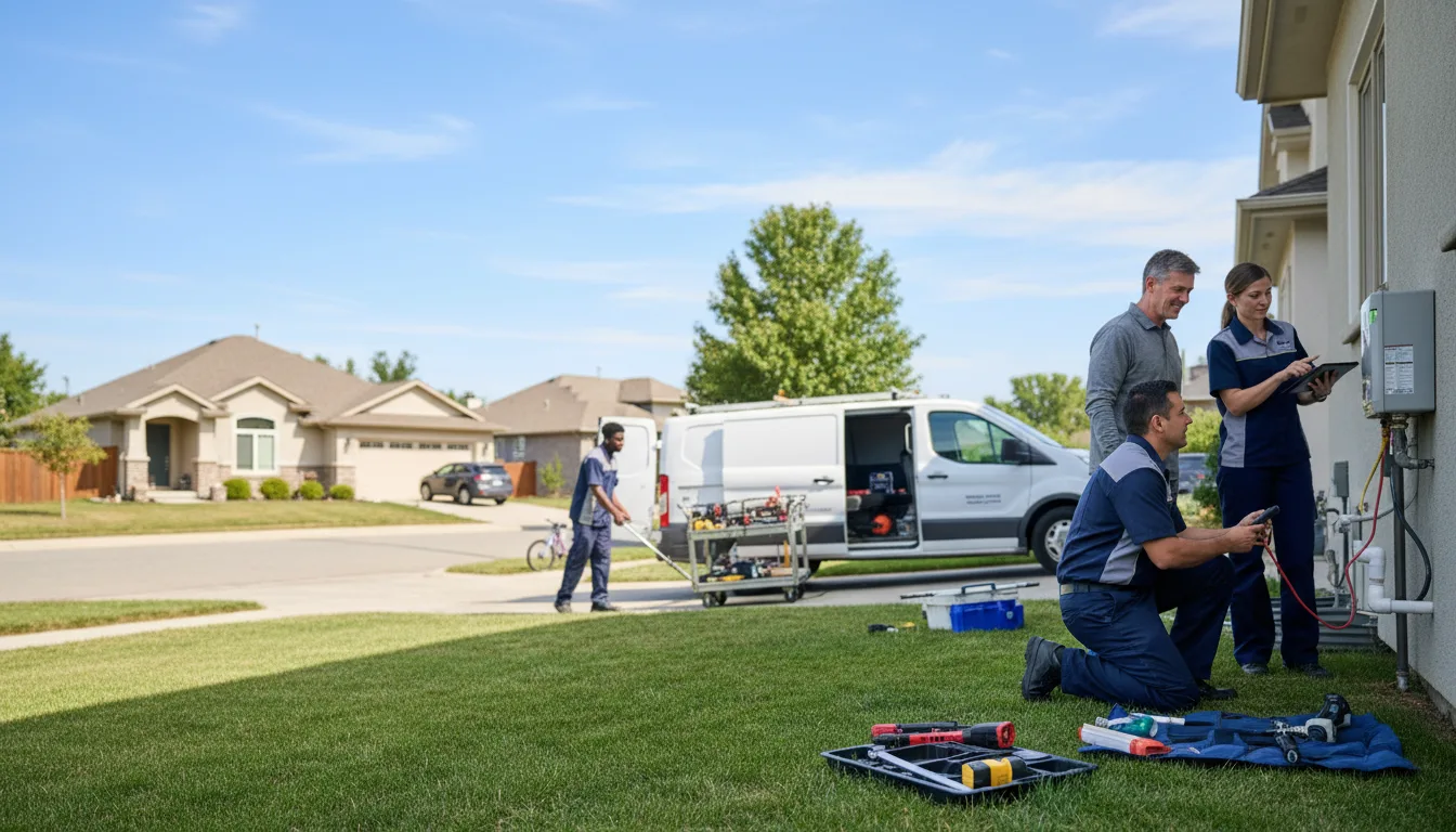 Tankless water heater service in Vancourt, TX